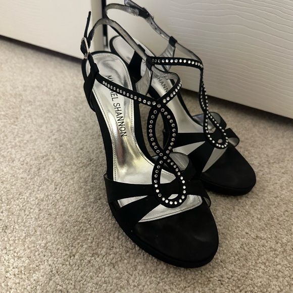 Michael Shannon Shoes - Michael Shannon Black Strappy Heels